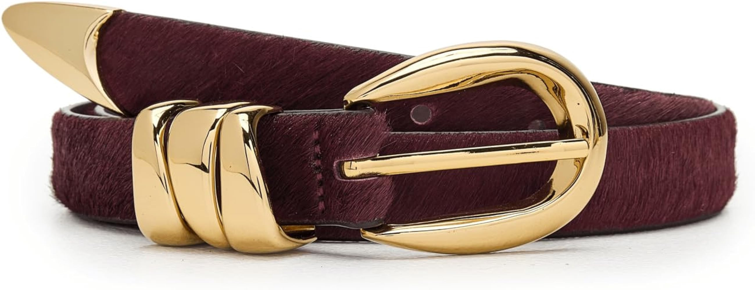 Madewell Women's Triple Metal Keeper Belt | Amazon (US)