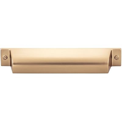 Top Knobs - TK773HB - Channing Cup Pull 3 3/4" - Honey Bronze - Barrington Collection | Amazon (US)