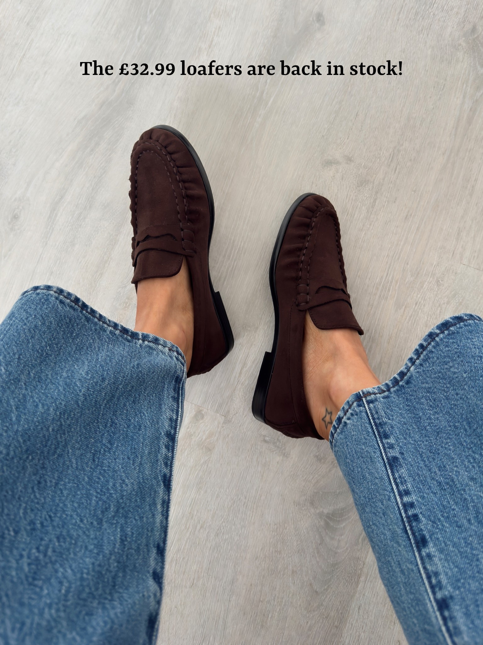 Chocolate brown faux suede loafers
A steal for £32.99! 

#LTKworkwear #LTKautumn #LTKshoes