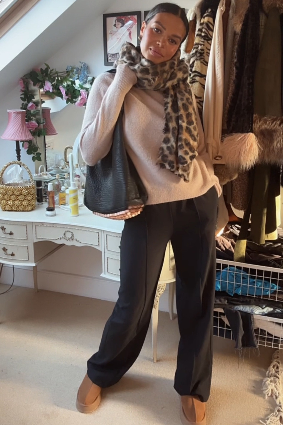 Autumn outfit, scarf dressing, autumn capsule, workwear, cream jumper, Ugg tazz

#LTKworkwear #LTKfindsunder50 #LTKSeasonal