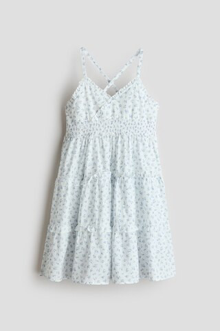 H & M - Tiered Cotton Dress - White/Floral | H&M (US + CA)