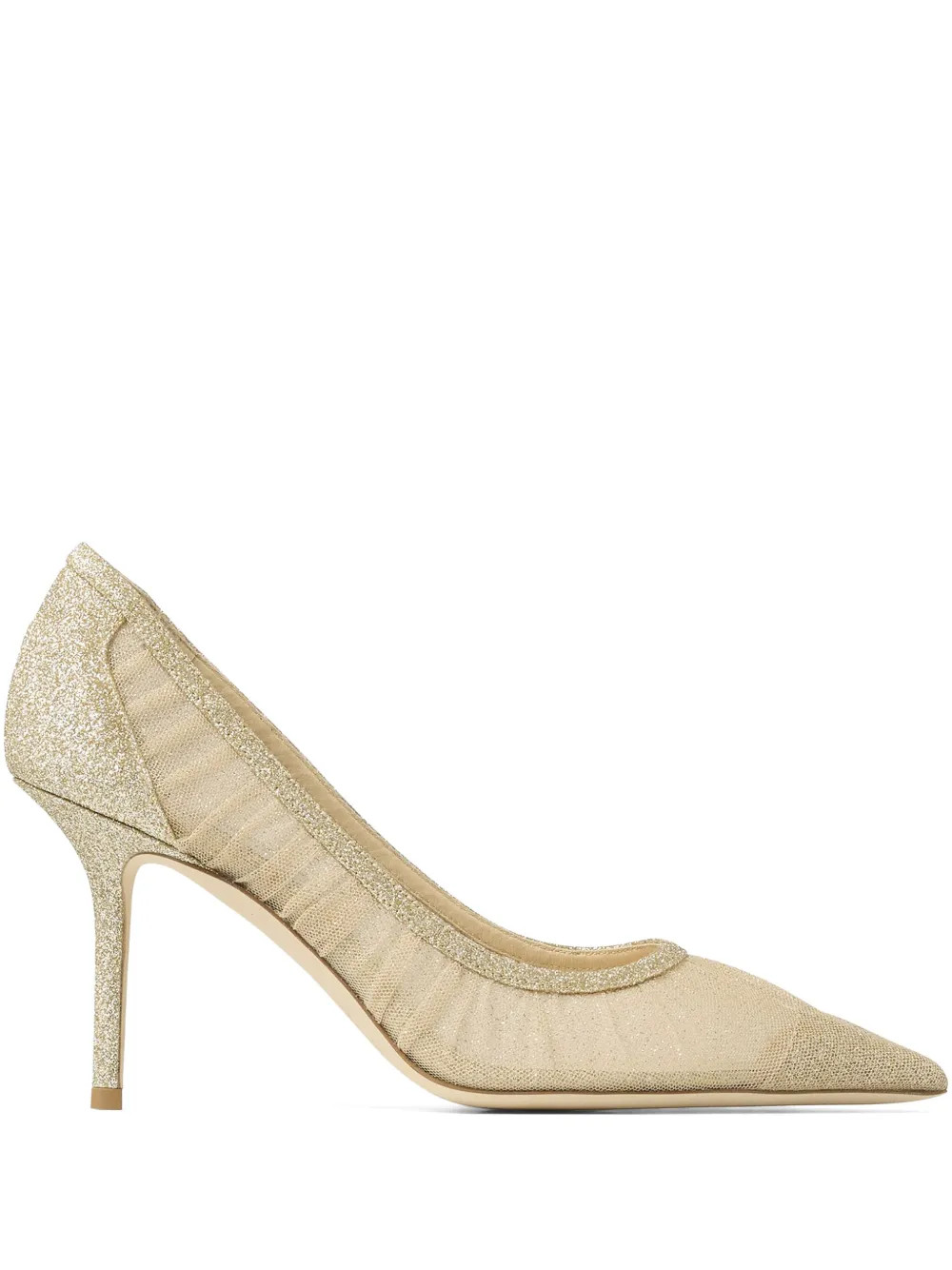 Jimmy Choo 85mm Love Pumps | Neutrals | FARFETCH UK | Farfetch Global