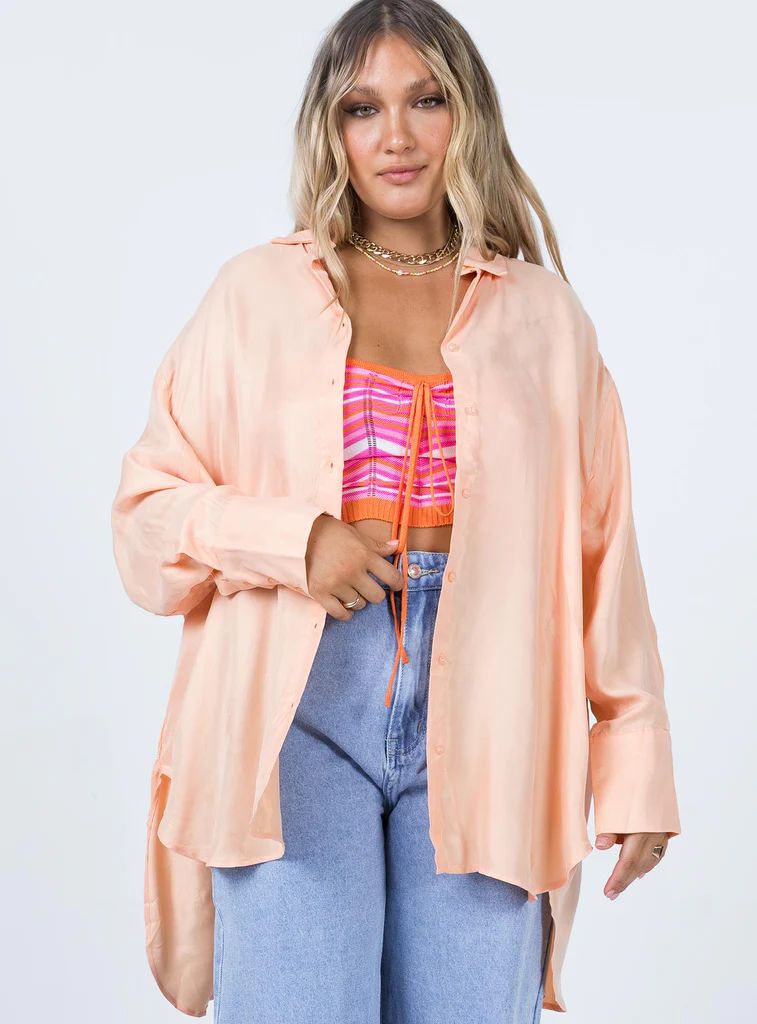 Not Your Average Shirt Orange | Princess Polly US