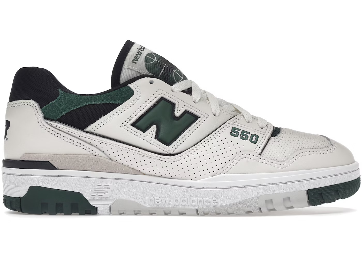 New Balance 550Sea Salt Pine Green | StockX