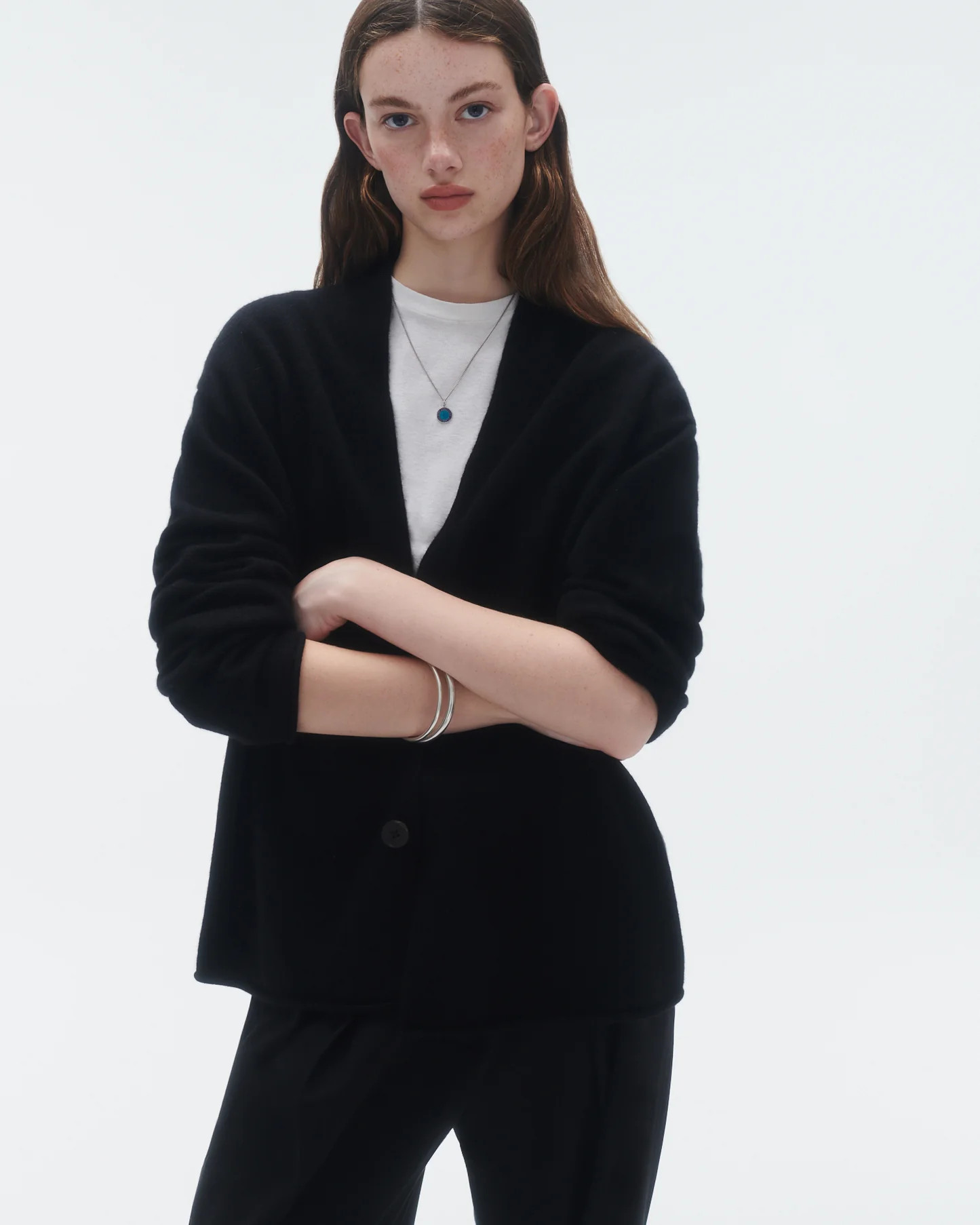Everywear Cardigan - Black | Guest In Residence