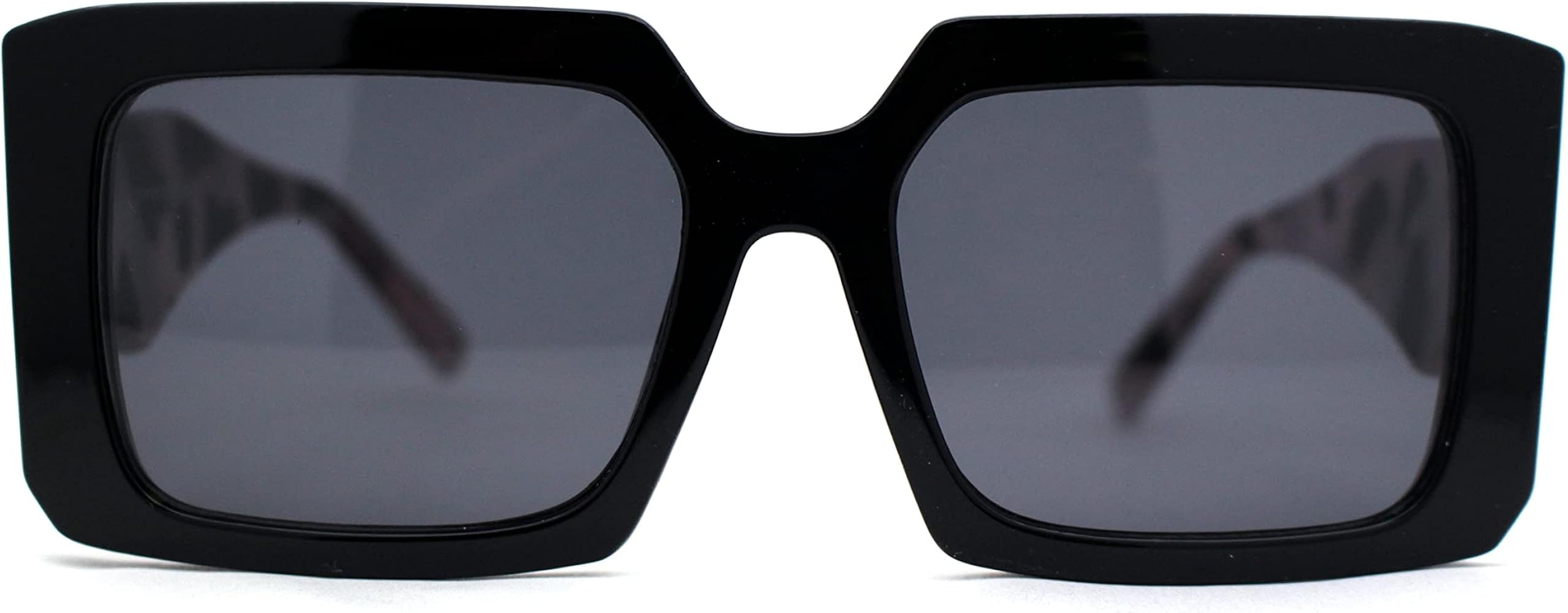 Womens Mod Designer Square Rectangle Fashion Sunglasses | Amazon (US)