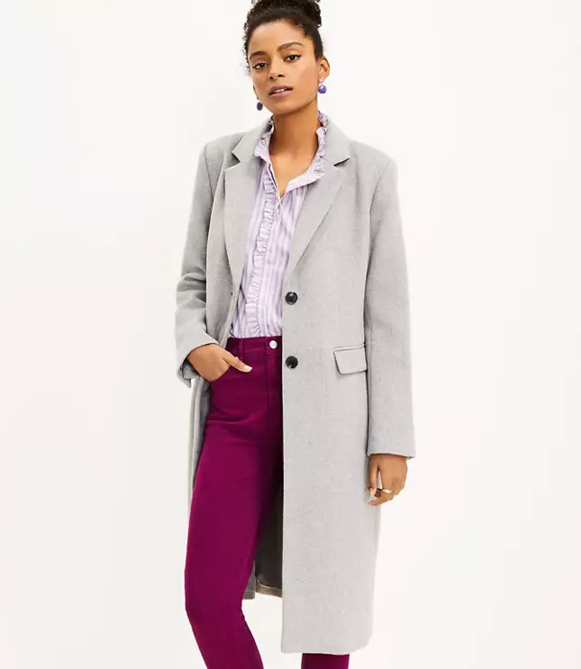 Two Button Coat | LOFT