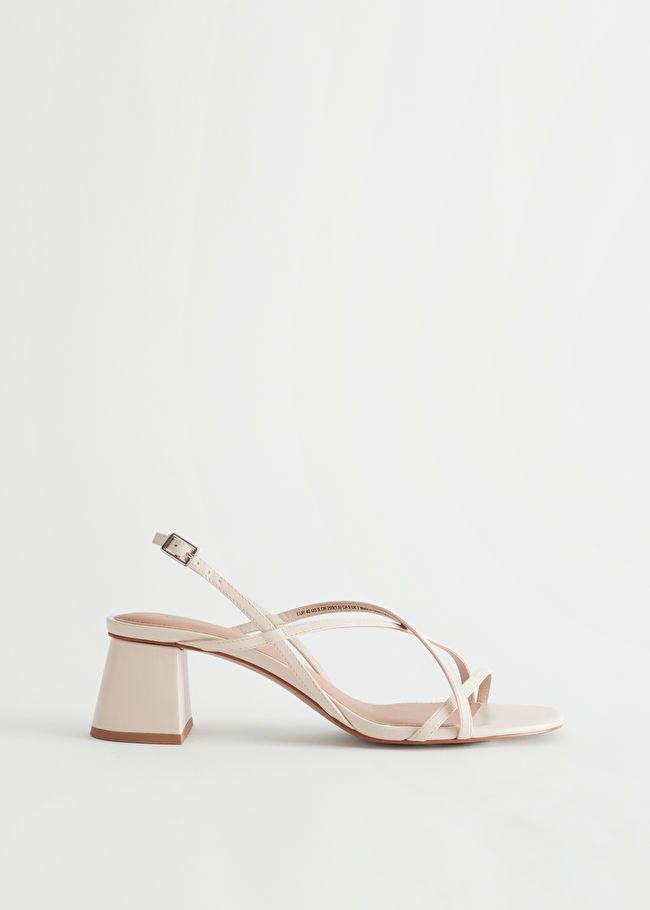 Strappy Block Heel Leather Sandals | & Other Stories (EU + UK)