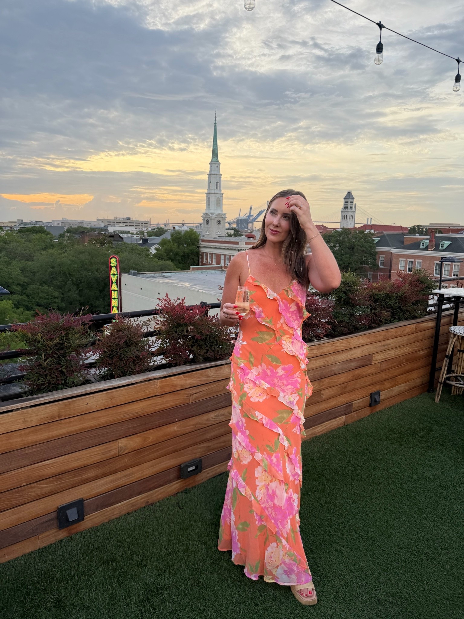 Orange florals for summer 🍊✨

Wearing a medium in my maxi dress! 

Wedding guest dress, orange dress, maxi dress

#LTKootd #LTKTravel #LTKWedding