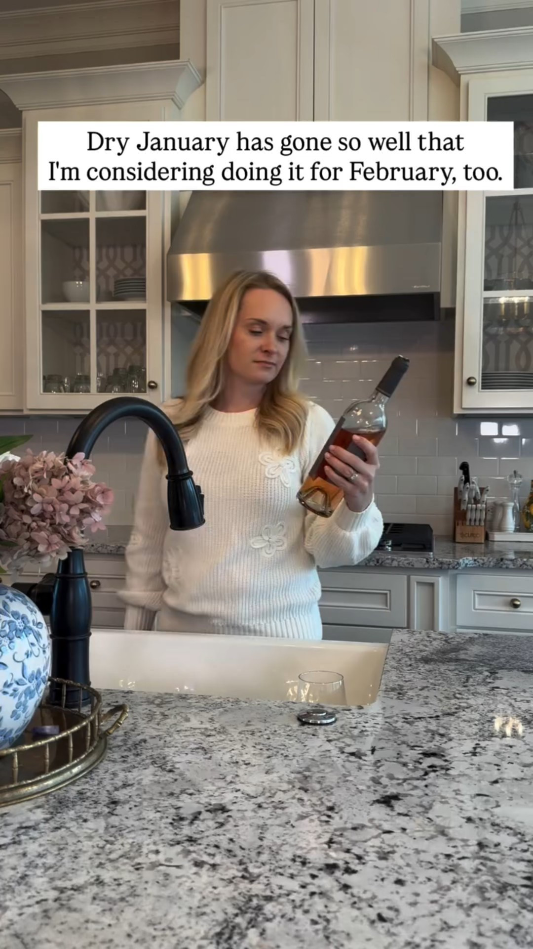 Anyone else had so much fun with Dry January that they're considering giving up wine in February, too? 

Just kidding - me neither. 😂😜 Share this with your friends you'll be sharing a bottle of wine with in February. 🥂

Funny reels | wine humor | dry January