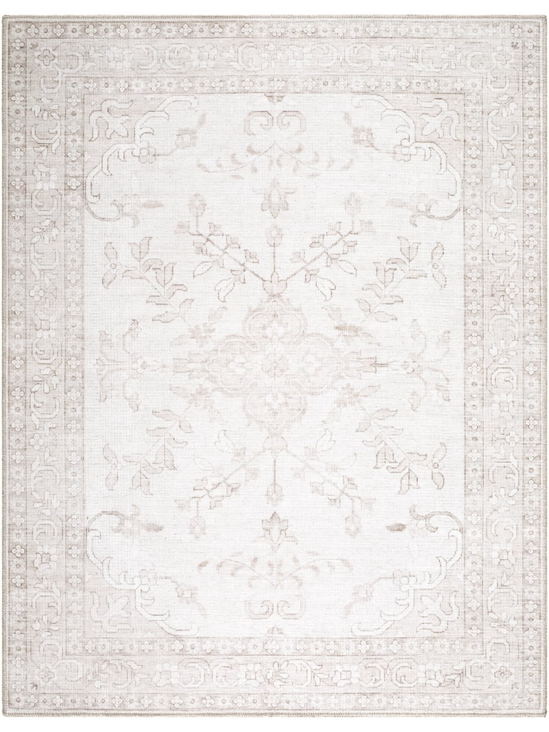 My Texas House Pearl 5 ft 3 in x 7 ft Washable Area Rug | Walmart (US)