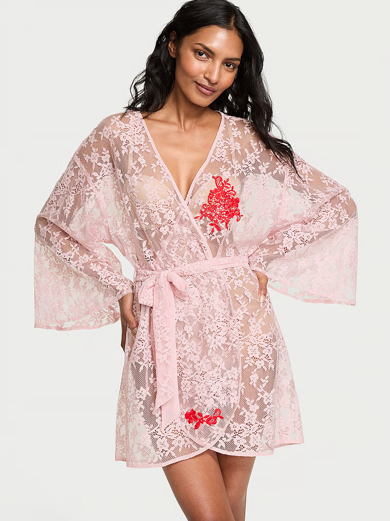 Dare to Dream Lace Short Robe | Victoria's Secret (US / CA )