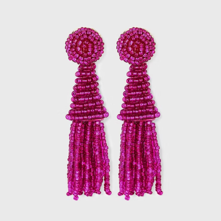 SUGARFIX by BaubleBar Beaded Tassel Statement Earrings | Target
