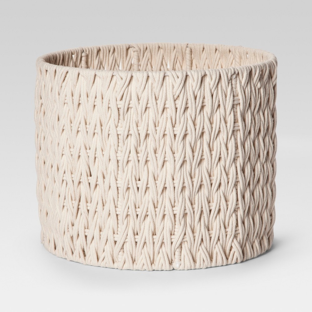 Round Woven Basket Medium - Cream (Ivory) - Project 62 | Target
