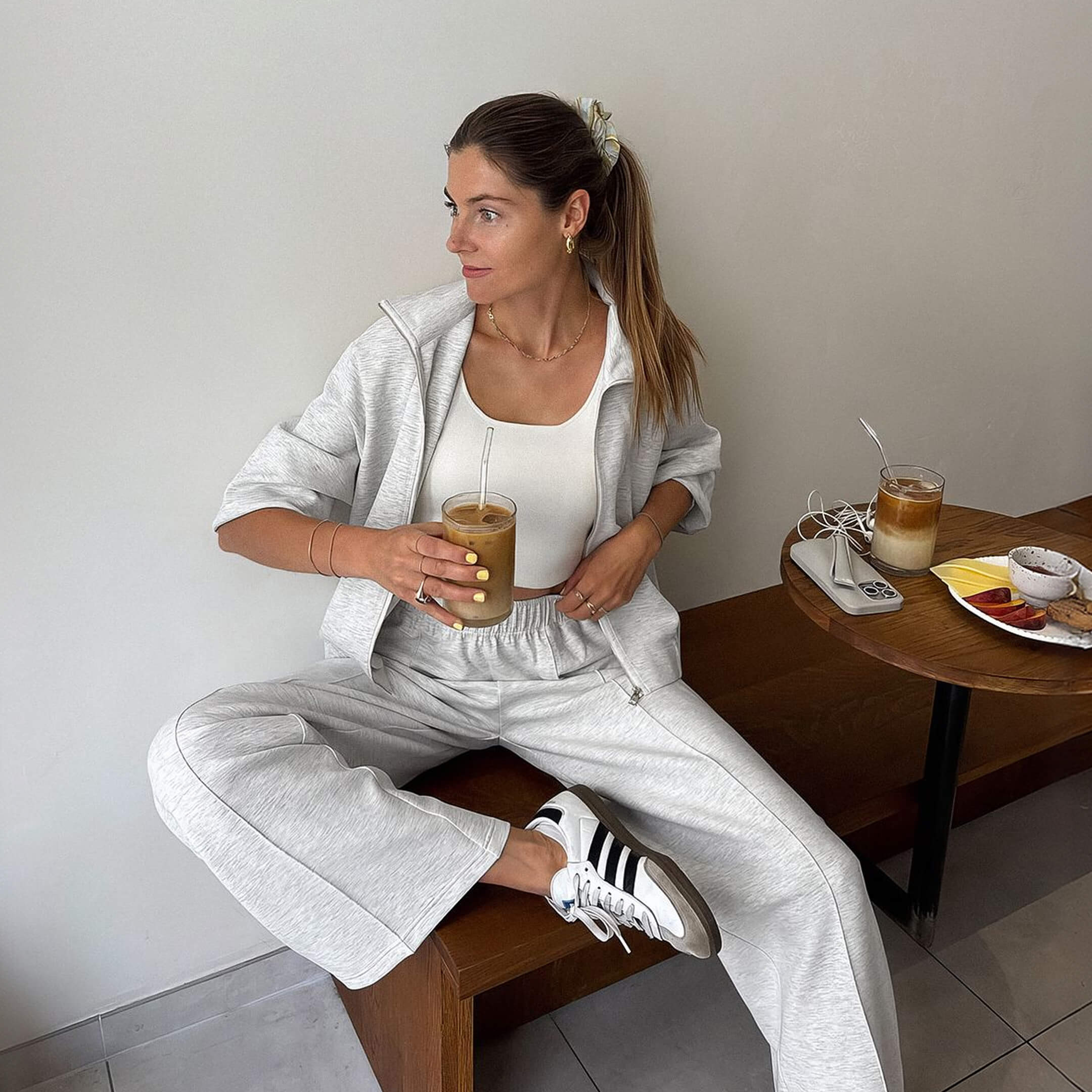 SILKAIRY® Zipped Track Jacket | LILYSILK