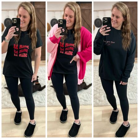 We designed this tee & sweatshirt for Valentine’s Day and beyond — both on Amazon 💘 I sized up to a large in both, for an oversized fit. The sweatshirt and soft and plush on the inside. So cozy! 

#LTKmidsize #LTKstyletip #LTKfindsunder50