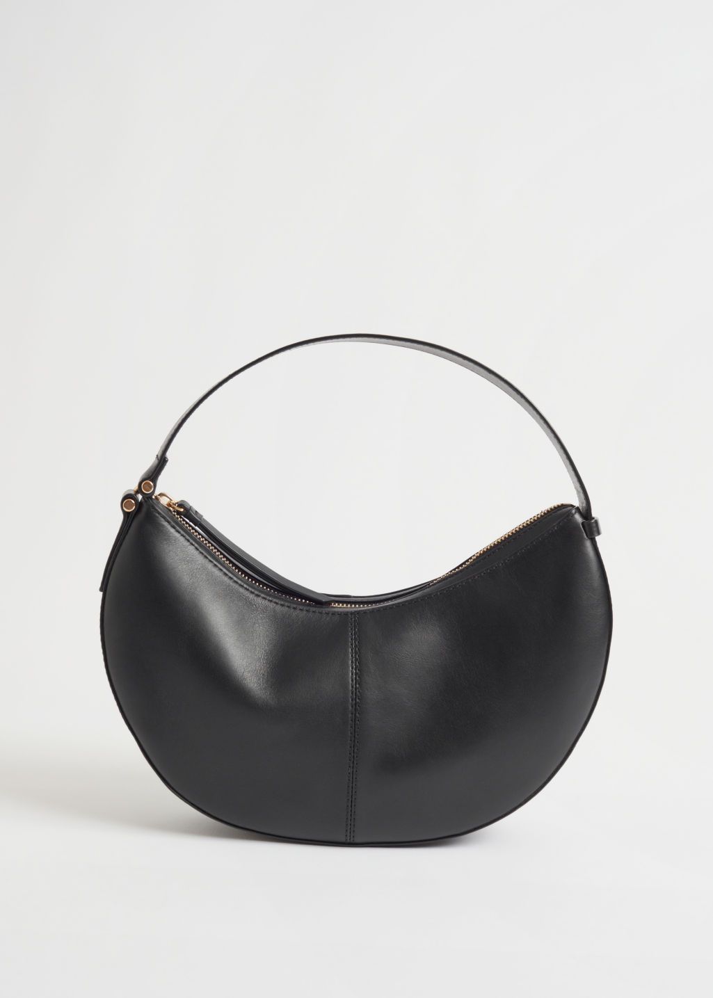 Small Rounded Leather Handbag | & Other Stories US