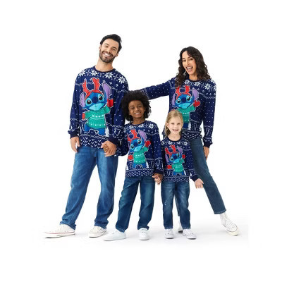 PATPAT Stitch Family Matching Christmas Sweatshirt Long Sleeve Pullover Sweatshirt for Family | Target