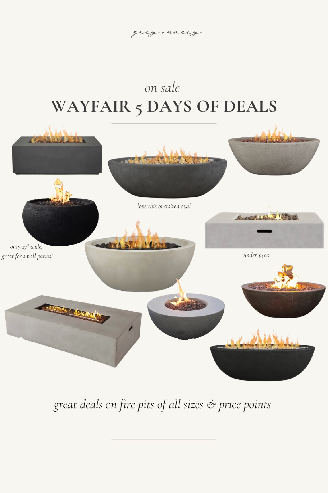 Outdoor fire pits on sale at Wayfair 

#LTKhome #LTKsalealert