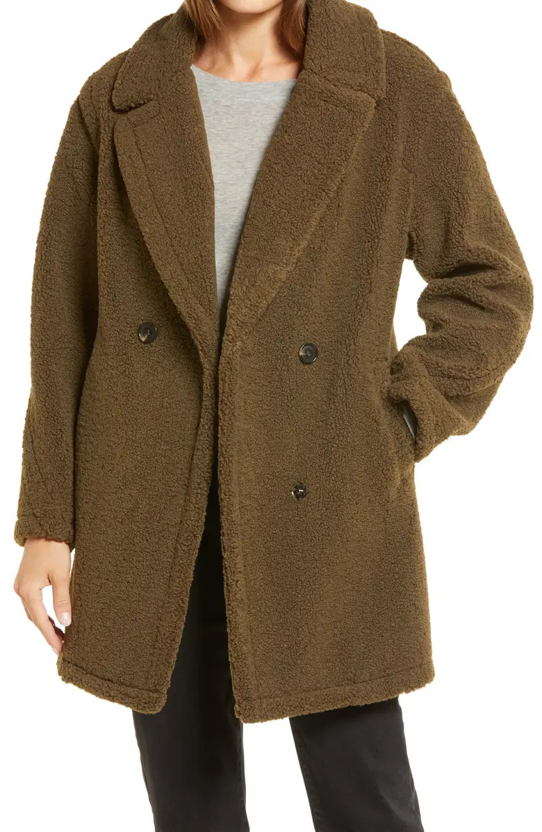 Sam Edelman Faux Shearling Teddy Jacket | Nordstrom | Nordstrom