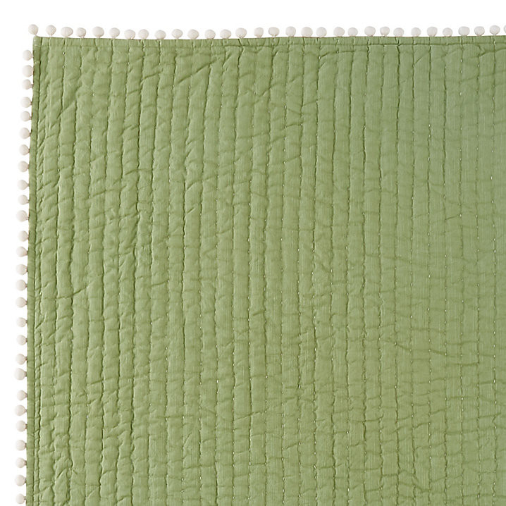 Audree Pom Pom Quilted Bedding | Ballard Designs, Inc.