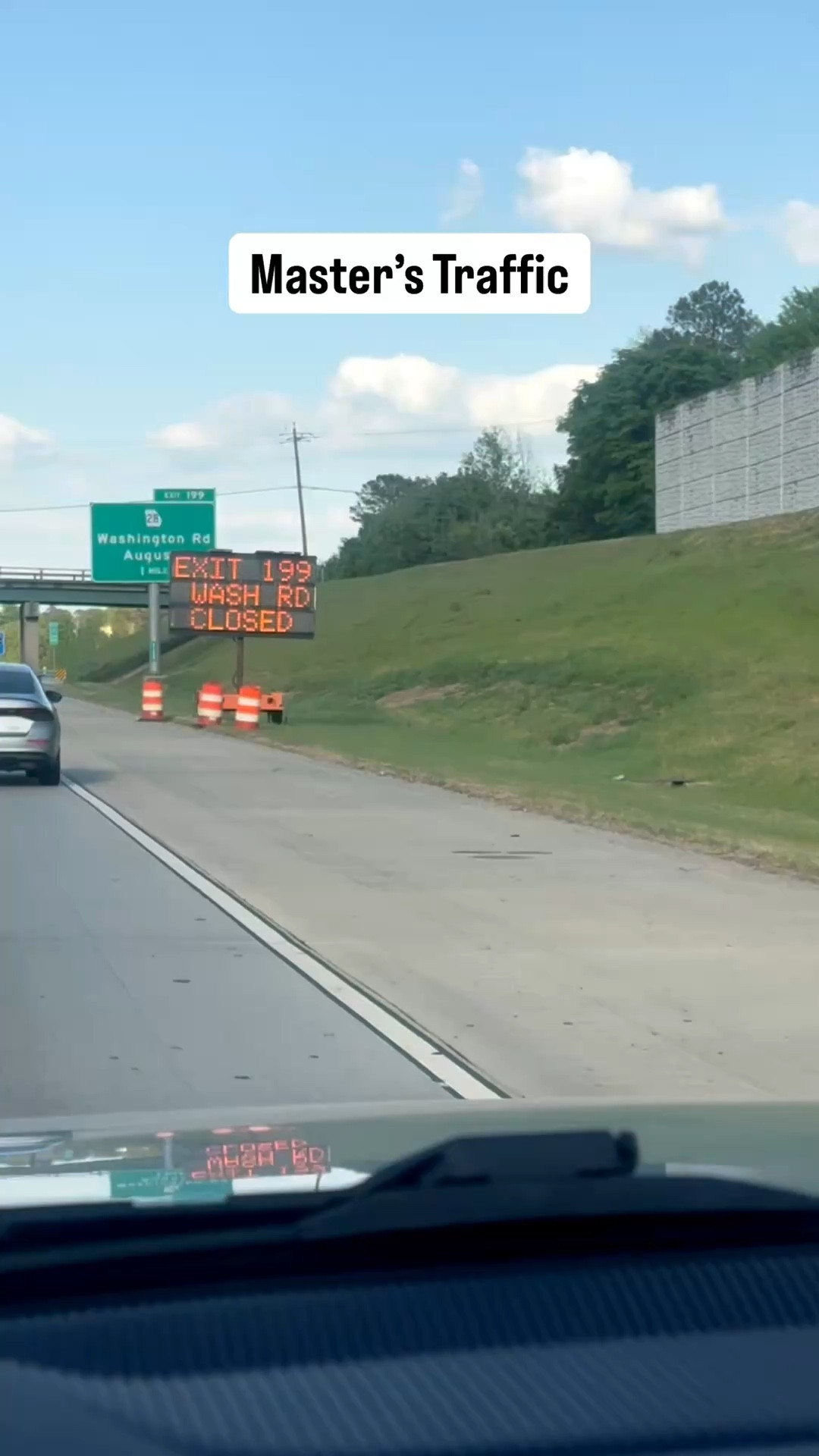 This is for anyone who is planing on going to the Masters this year ⛳️⛳️⛳️⛳️

🛑 Don’t forget these changes for Master’s traffic 

⛳️ Eastbound off-ramp at Exit 199 (Washington Road) from I-20 is closed daily from approximately 7 a.m. to 10 a.m. during Masters week to manage traffic congestion. 

🚦Traffic is diverted to Exit 200 (Riverwatch Parkway) and Alexander Drive. 
 👈 Afternoon: Left turns from Berckmans Road onto Washington Road are prohibited.
🚗 Berckmans Road becomes a one-way southbound route in the afternoons.

#LTKActive #LTKTravel #LTKMens