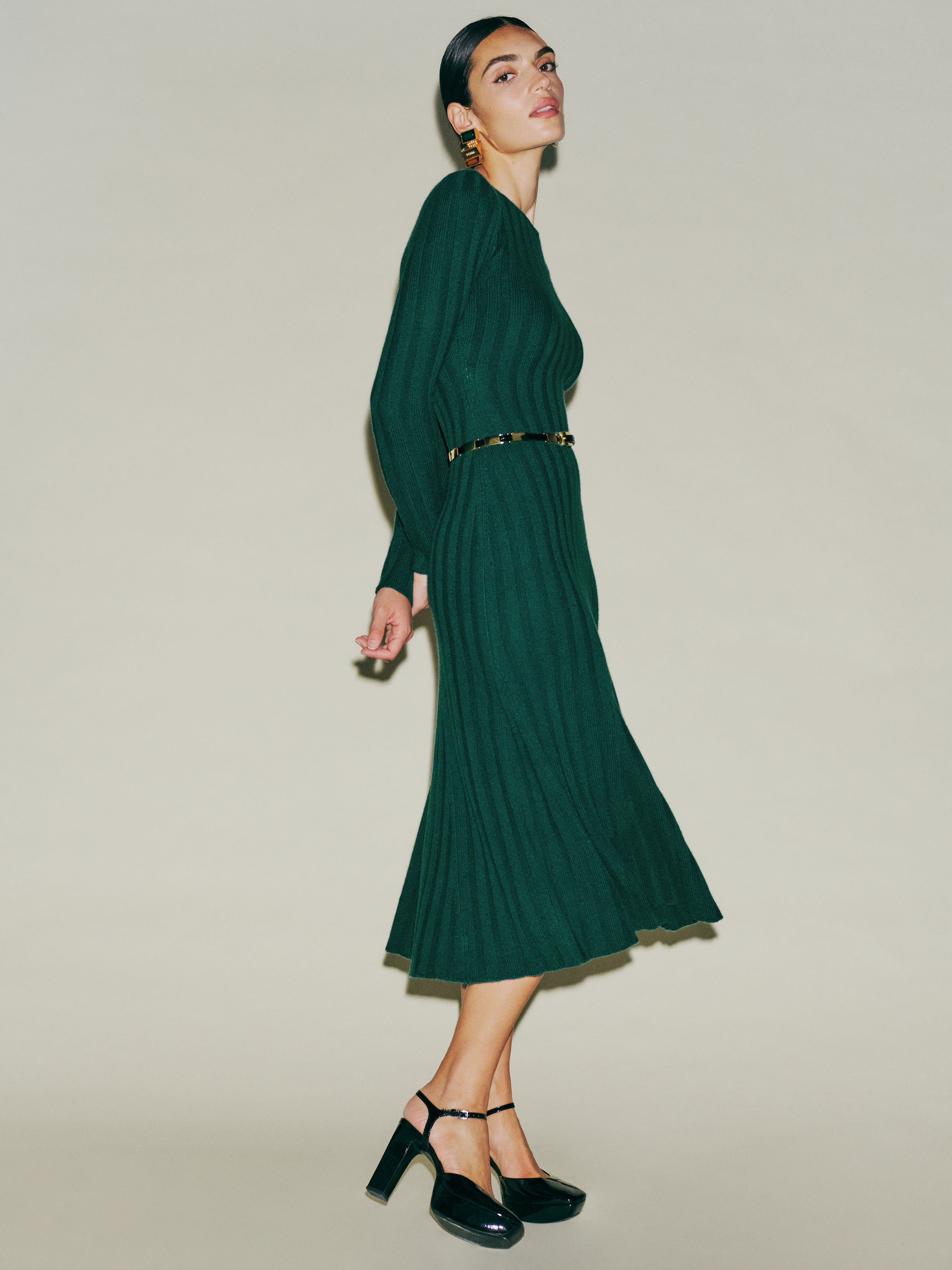 Evan Cashmere Sweater Dress | Reformation (Global)