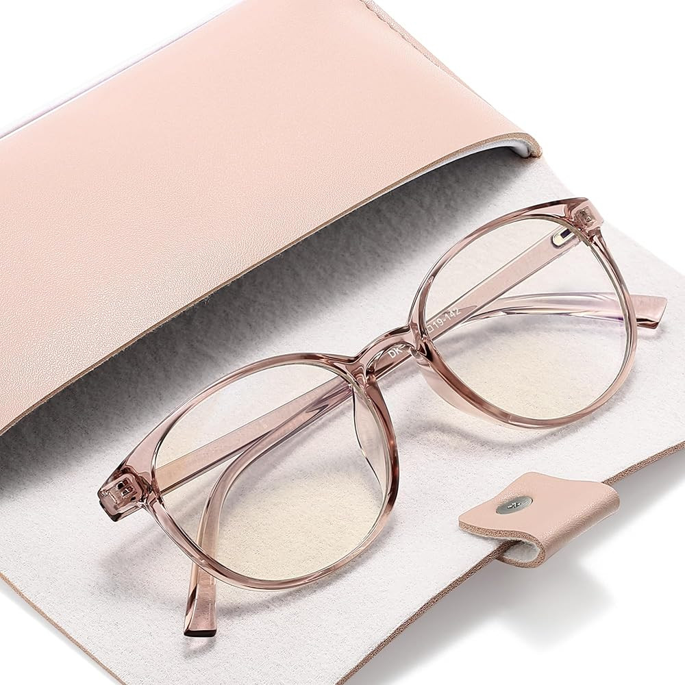 miyya Blue Light Blocking Glasses Women, Fashion Round Transparent Anti Blue Light Glasses with A... | Amazon (US)