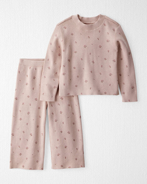Toddler Girl 2-Piece Organic Cotton Sweater Knit Top & Pant Set - Little Planet | Carter's | Carter's Inc