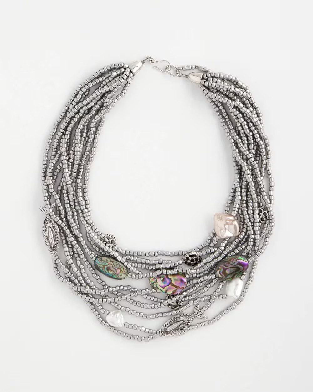 Chico's Originals Seed Bead Ocean Necklace | Chico's