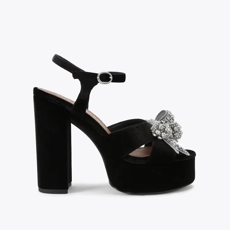 bow platform sandal | Kurt Geiger US