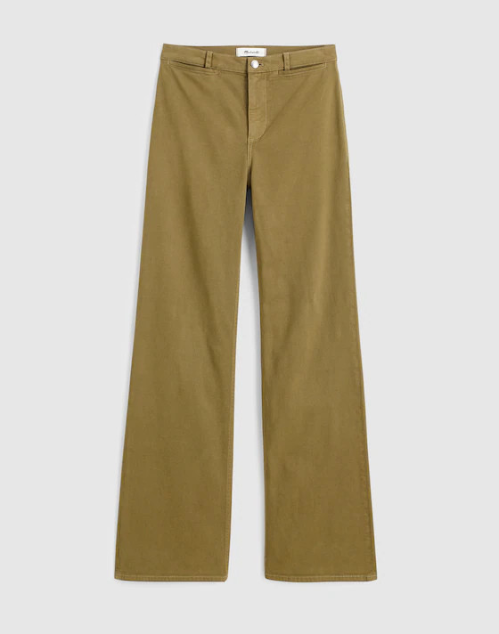 The Wide-Leg Pant in Twill | Madewell