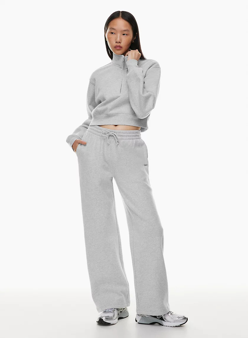COZY FLEECE BOYFRIEND BASIC WIDE SWEATPANT | Aritzia