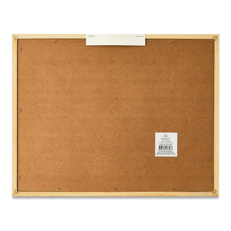 Nativity Scene Distressed Framed Christmas Wall Art, 14" x 11", by Holiday Time | Walmart (US)