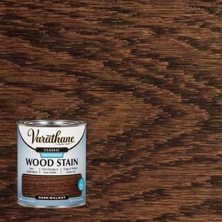 1 qt. Dark Walnut Classic Water-Based Interior Wood Stain (2 Pack) | The Home Depot