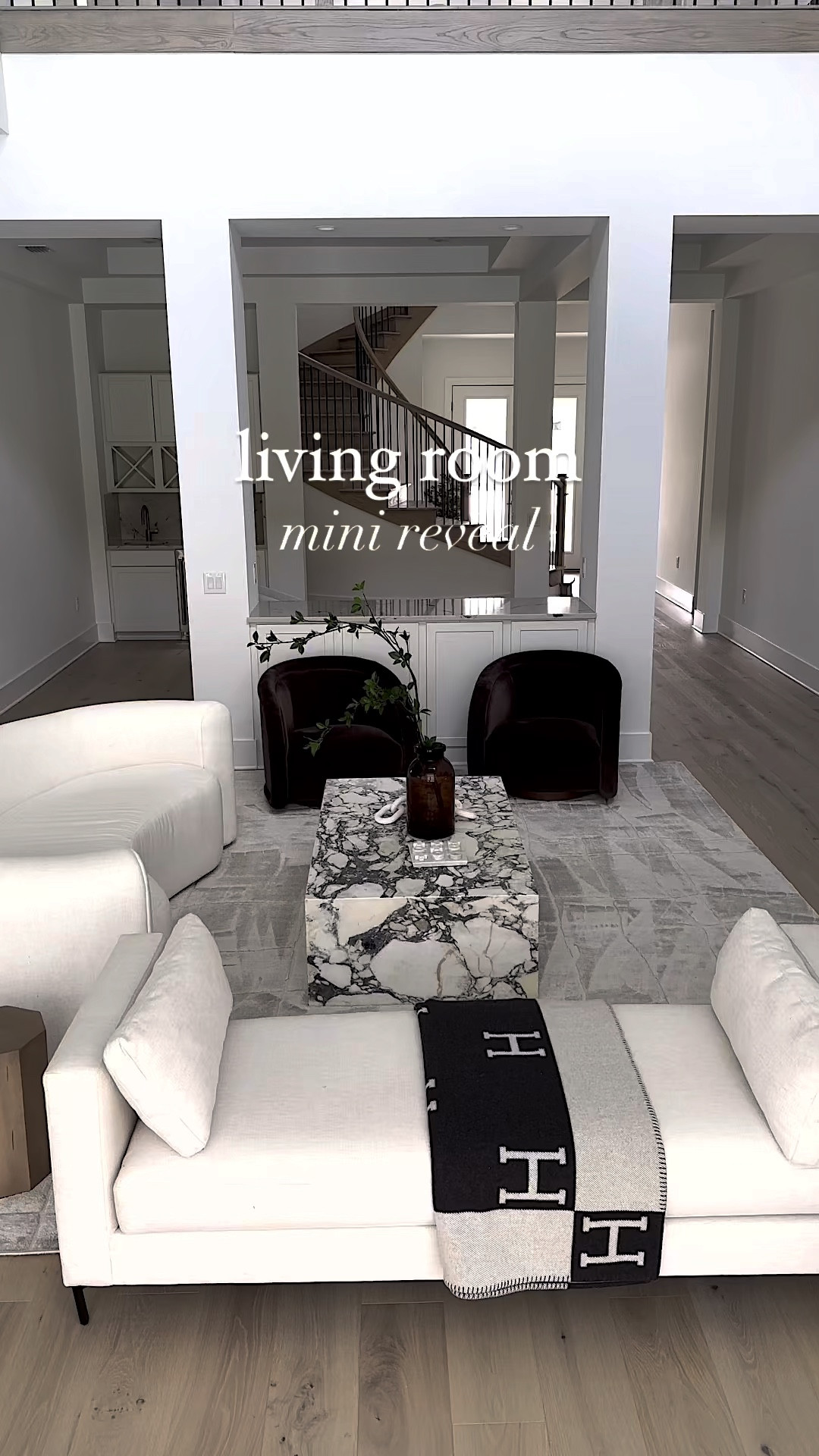 Mini living room reveal! Still need to order some pillows and decor. Just purchased the stone for the “TV wall”, which will have black tile, a frame TV, and two sconces as well as media console. Can’t wait to finish this space and start on the next one!

And can we take a moment to appreciate my coffee table 😍 a literal marble DREAM! 


Cb2 crate and barrel pottery barn coffee table marble coffee table curved sofa couch swivel chair velvet brown daybed home decor luxe 

#LTKStyleTip #LTKSaleAlert #LTKHome