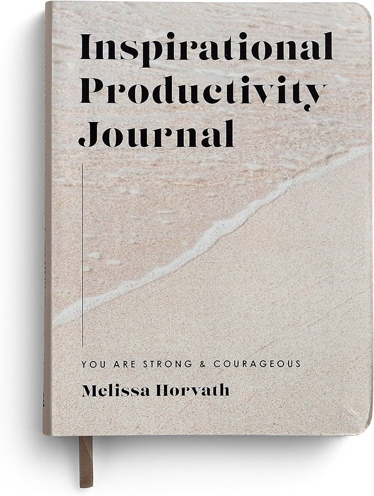 Inspirational Productivity Journal: You Are Strong & Courageous | Amazon (US)