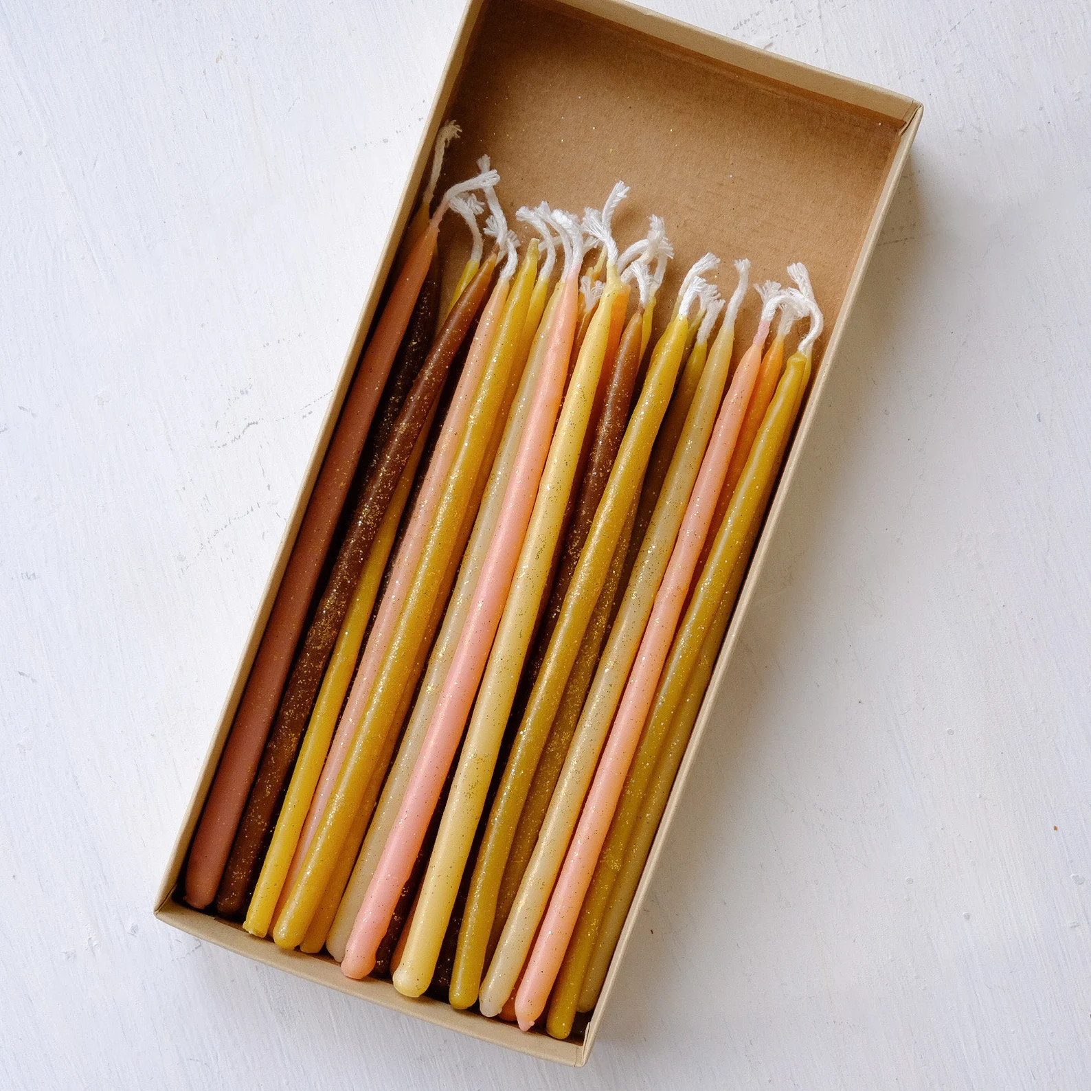 Birthday Beeswax Candles / Set of 15 / Cake Decoration Slim Candles- Celebration / Hand Dipped / ... | Etsy (US)