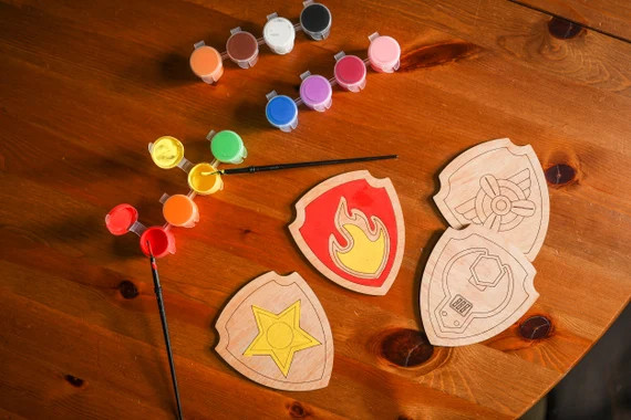 Paw Patrol Painting or Coloring Activity  4 Wood Pup - Etsy | Etsy (US)