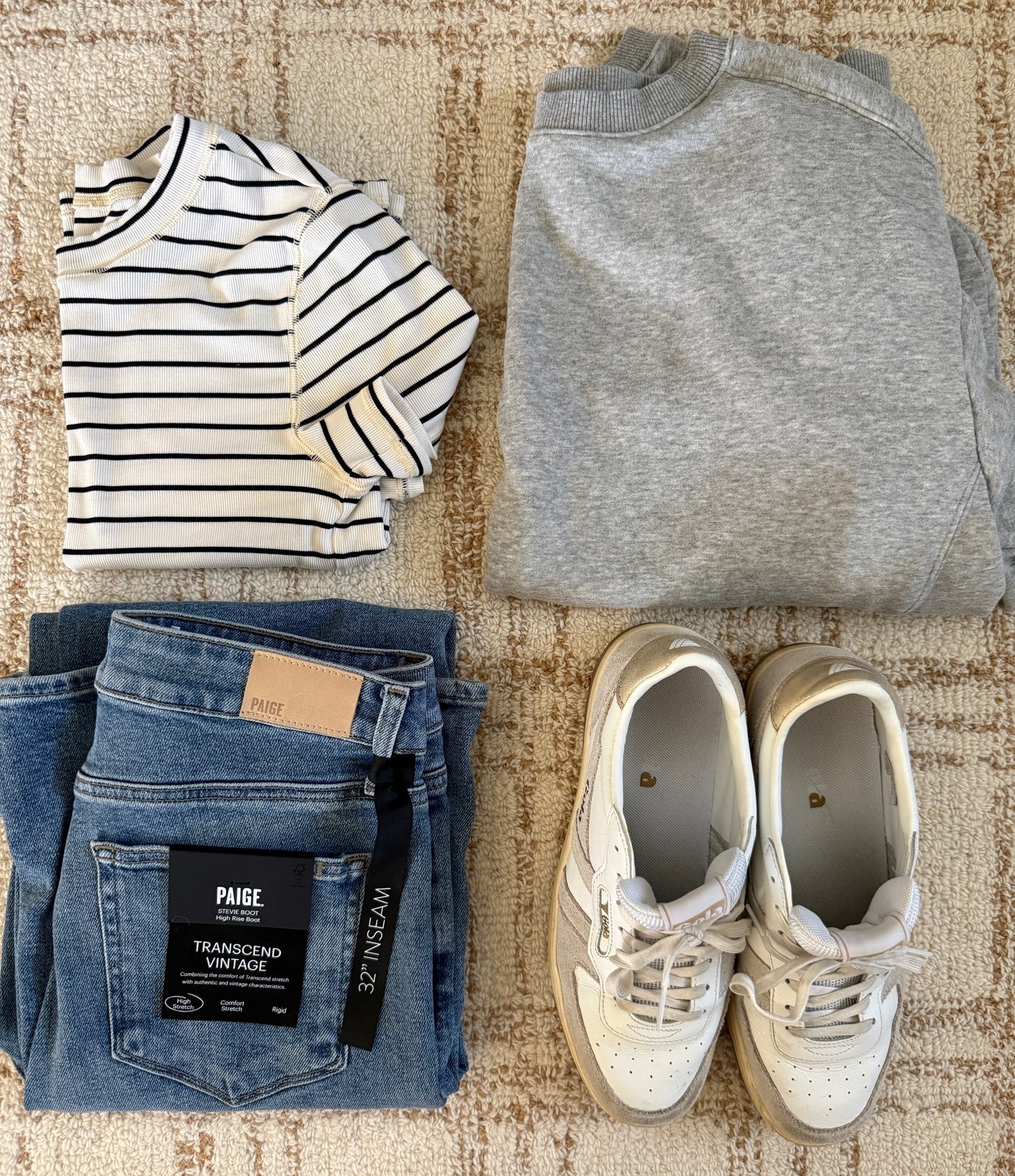 An outfit that would work for any mom
Paige jeans
Gola shoes

#LTKootd #LTKmomlife #LTKdayinmylife