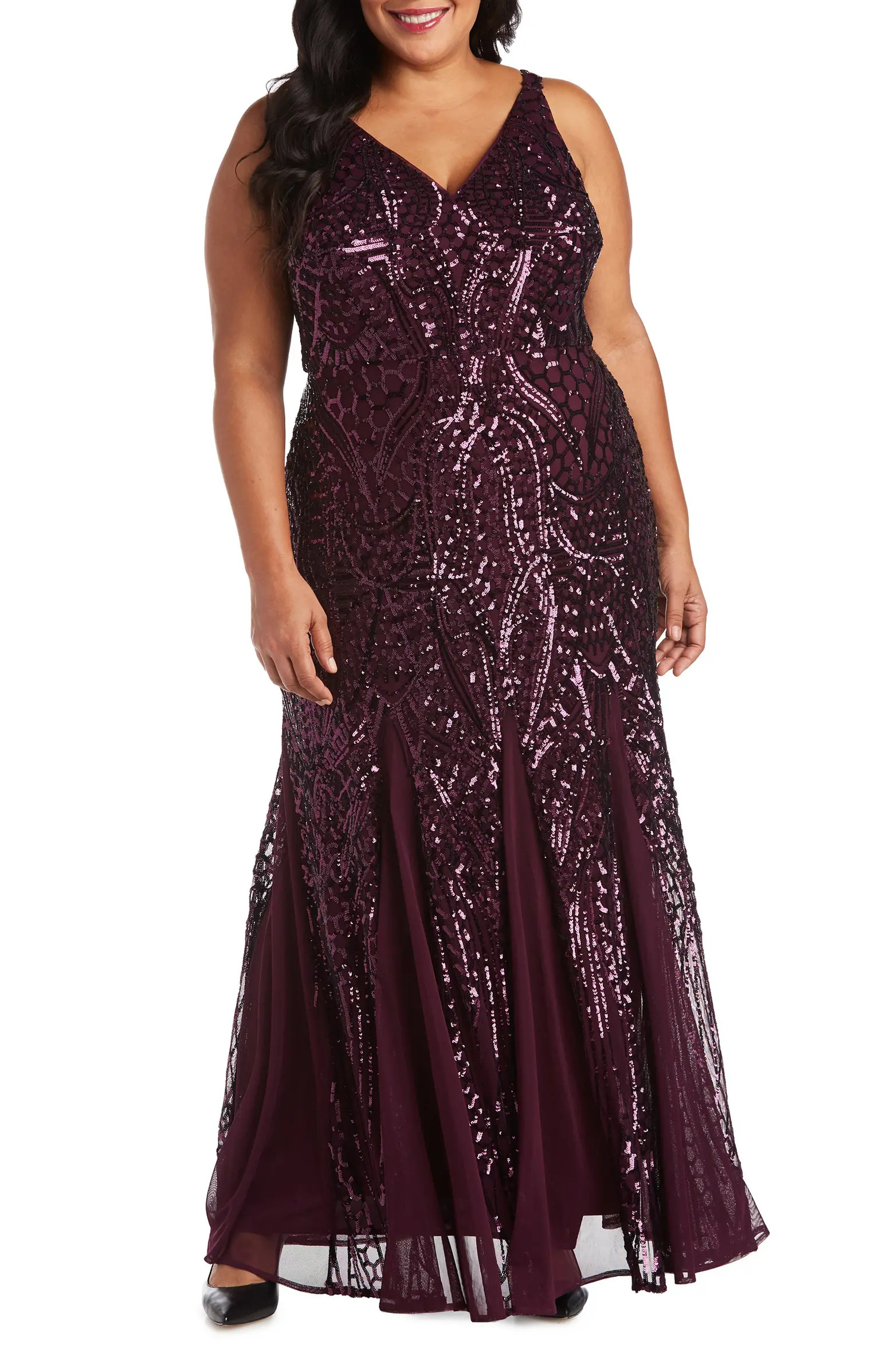 Sequin Trumpet Gown | Nordstrom