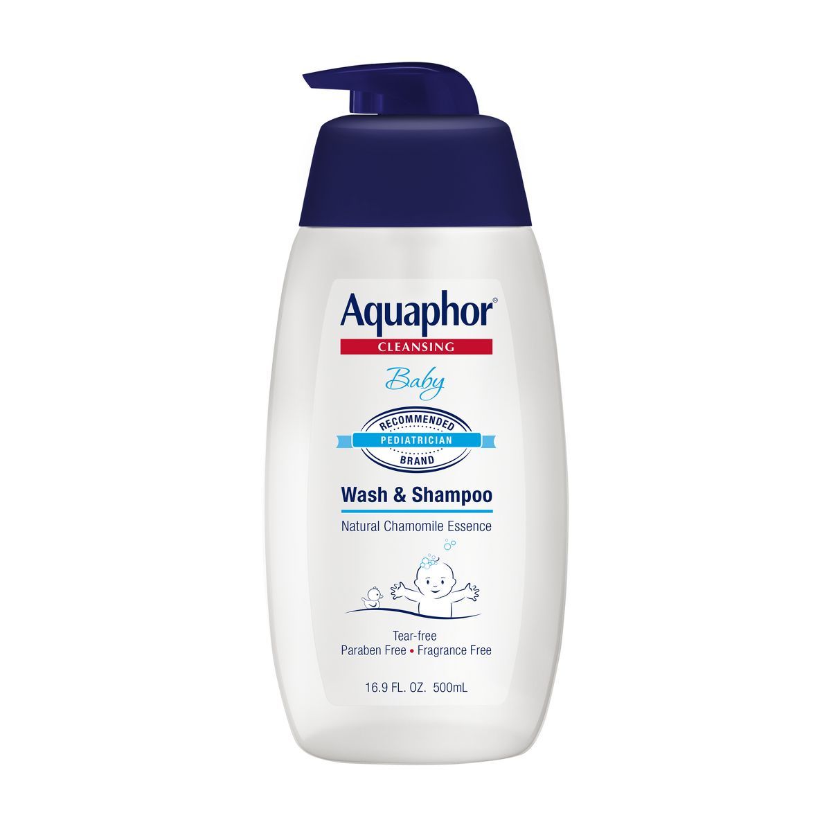 Aquaphor Baby Wash and Shampoo Tear-free & Mild for Sensitive Skin - 16.9 fl oz | Target