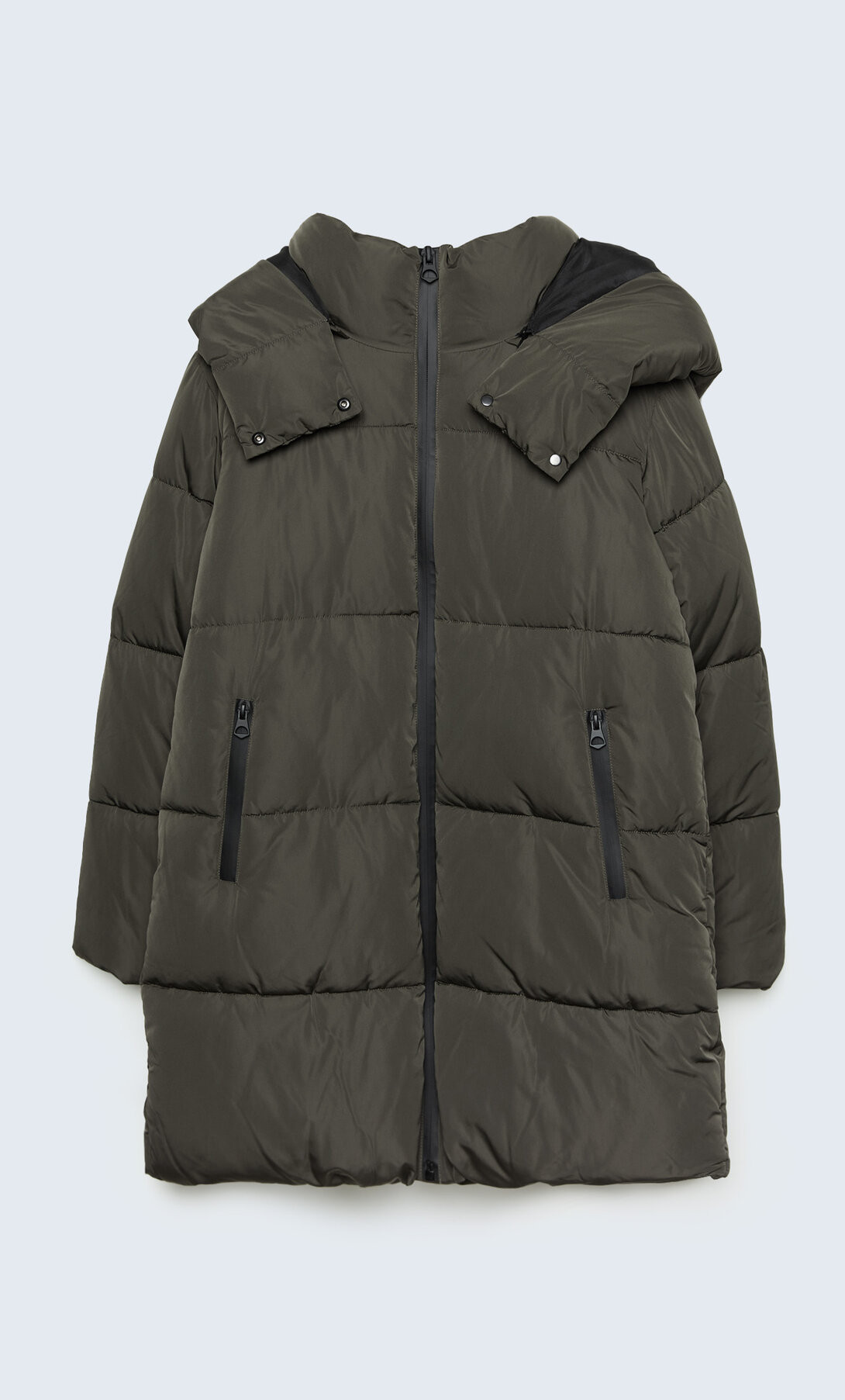 Casual puffer coat - Women's fashion | Stradivarius United Kingdom | Stradivarius (UK)