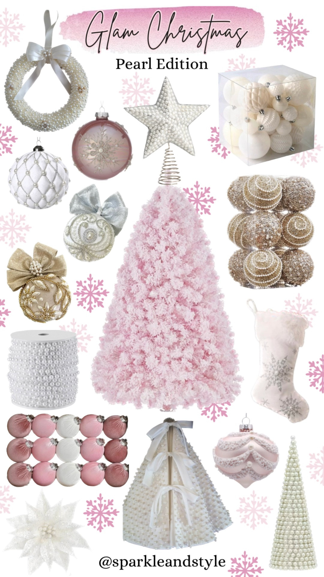 Glam Christmas: Pearl 🤍💕

Christmas decor, Christmas tree, Christmas ornaments, Christmas ribbon, Christmas tree skirt, christmas stocking, Christmas wreath, Christmas tree topper, Christmas stocking holder, pastel pink, gold, and white Christmas decor, pink Christmas tree, pink and white ornaments, pearl ornaments, pearl garland, velvet ornaments, pearl Christmas tree skirts pastel Christmas ornaments, pink velvet ornaments, white christmas stocking, pink and gold ornaments, pearl Christmas tree topper, pearl Christmas tree, pearl Christmas wreath, white poinsettia, pink pearl ornaments, home interior, home decor, home accessories, home decoration, glam Christmas decor, girly girl Christmas, Luxe Christmas, elegant Christmas, classy Christmas, Christmas tree decorations, Christmas decorations

#LTKHoliday #LTKSeasonal #LTKhome