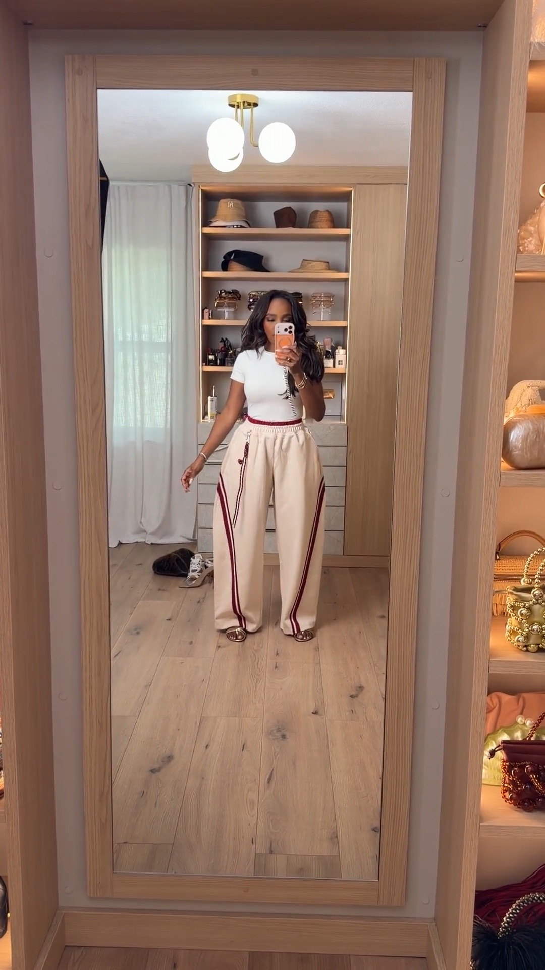 SPORTY BUT MAKE IT CHIC 🤎

The statement track pants that make an everyday outfit feel instantly cooler. Pair them with a fitted basic and simple accessories for an easy off-duty look that still feels put together.

Wearing: Size Small | 5’4” | 140 lbs | 34D-27-40

track pants outfit, sporty chic outfit, casual fall outfit, elevated athleisure, wide leg pants women, off duty style, casual outfit women, fall fashion finds, everyday outfit ideas, street style women

📲 Download the FREE LTK app & follow me (@kirasfashionfinds) to shop everything linked.