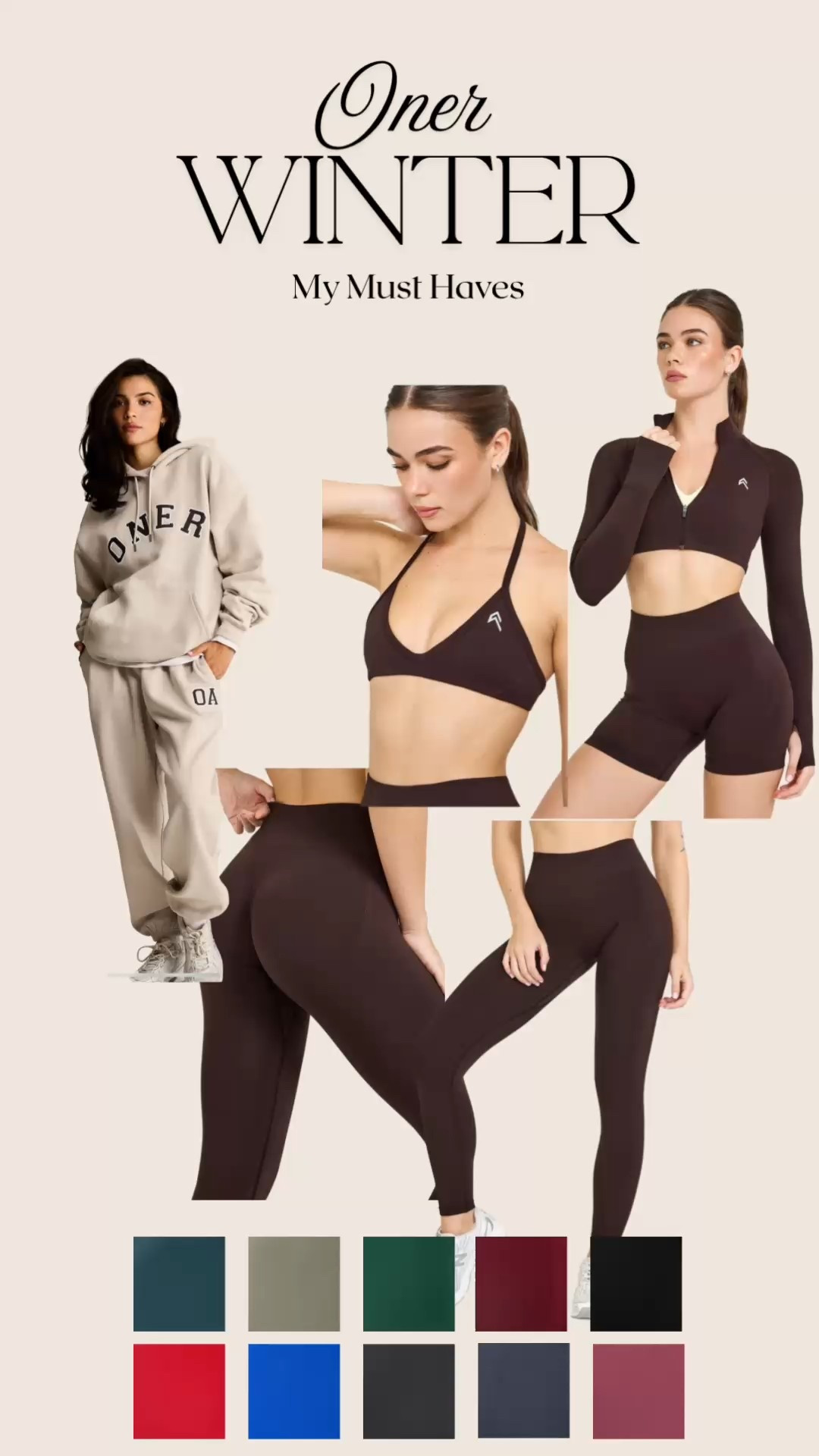 Oner Active Winter must haves! 
Keep those chilly workouts looking HOT with Oner Actives newest drop! 

Treat yourself with a new workout fit to keep your motivated through these cold winter months or add these to your Christmas list, and I promise you won’t regret it! 

My sizing: 5”4, 145lbs, 34DDD
Bottoms - M
Bra - L
Jacket - M
Sweats - M

#LTKGiftGuide #LTKSeasonal #LTKActive