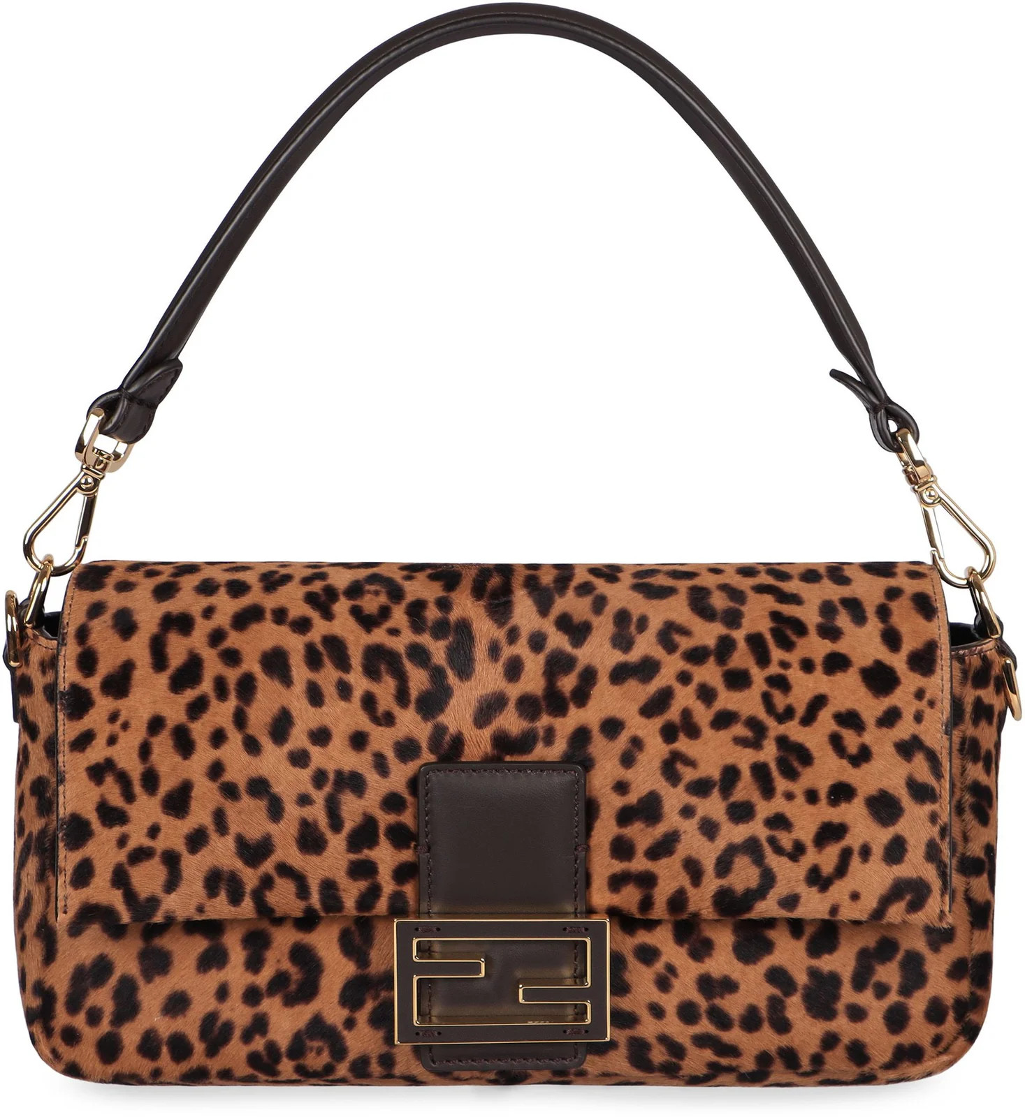 Fendi Baguette Leo Animalier Printed Medium Shoulder Bag | Cettire Global