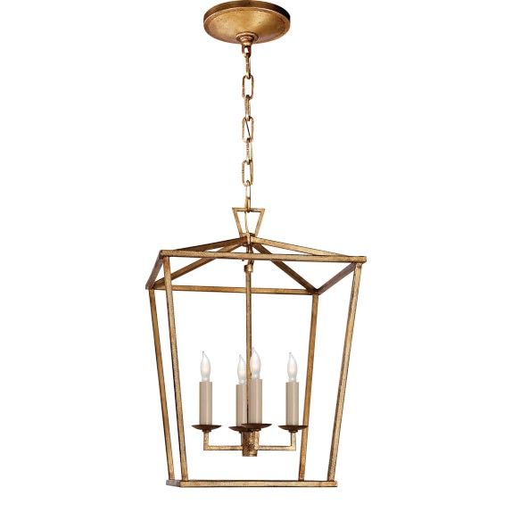 Darlana Small Lantern, Gild | Williams-Sonoma