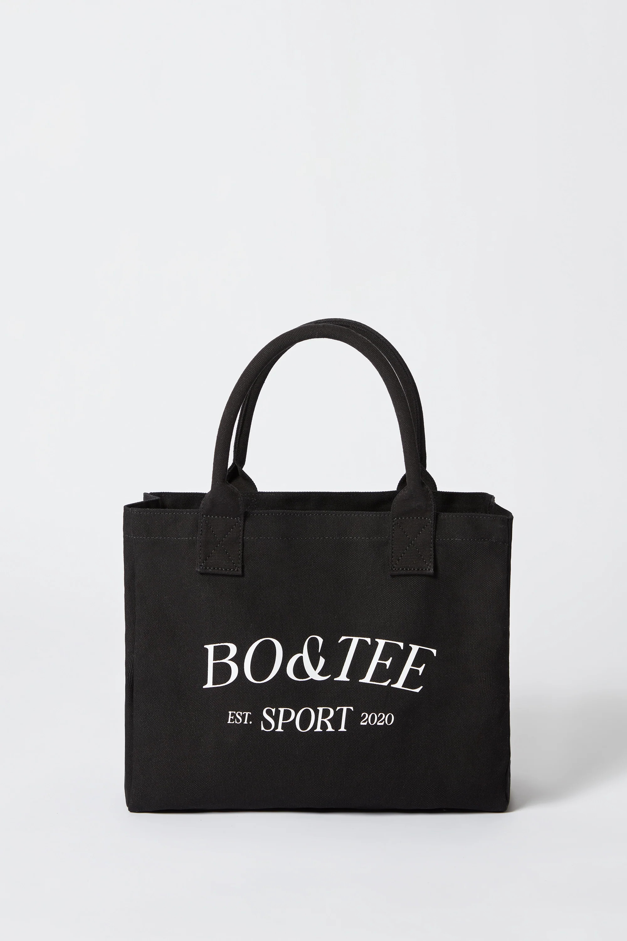 Small Canvas Tote Bag in Black | Oh Polly