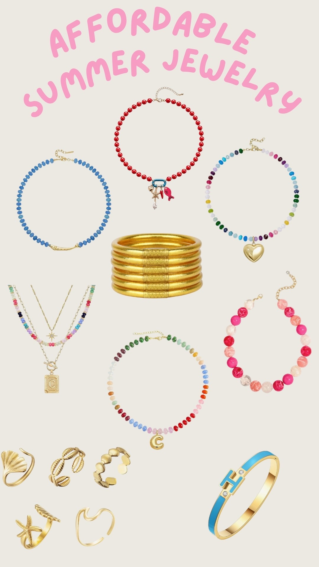 Affordable summer jewelry I am loving right now!

#LTKSeasonal #LTKmomlife #LTKootd